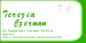 terezia czerman business card